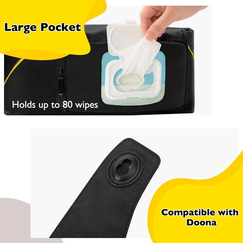 Upperkids Essentials Bag Compatible with Doona Infant Car Seat Stroller (NEW)